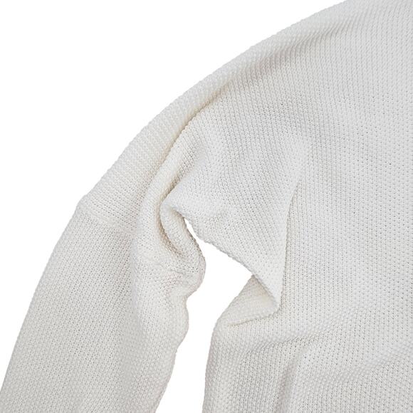 Lovestitch Women’s Knit Sweater Long Sleeve Small/Medium Geometric Stripe White - Picture 3 of 9